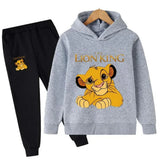 Children's Lion Tracksuit Set – Hoodie and Pants, Casual Sportswear for Boys and Girls thumbnail 7