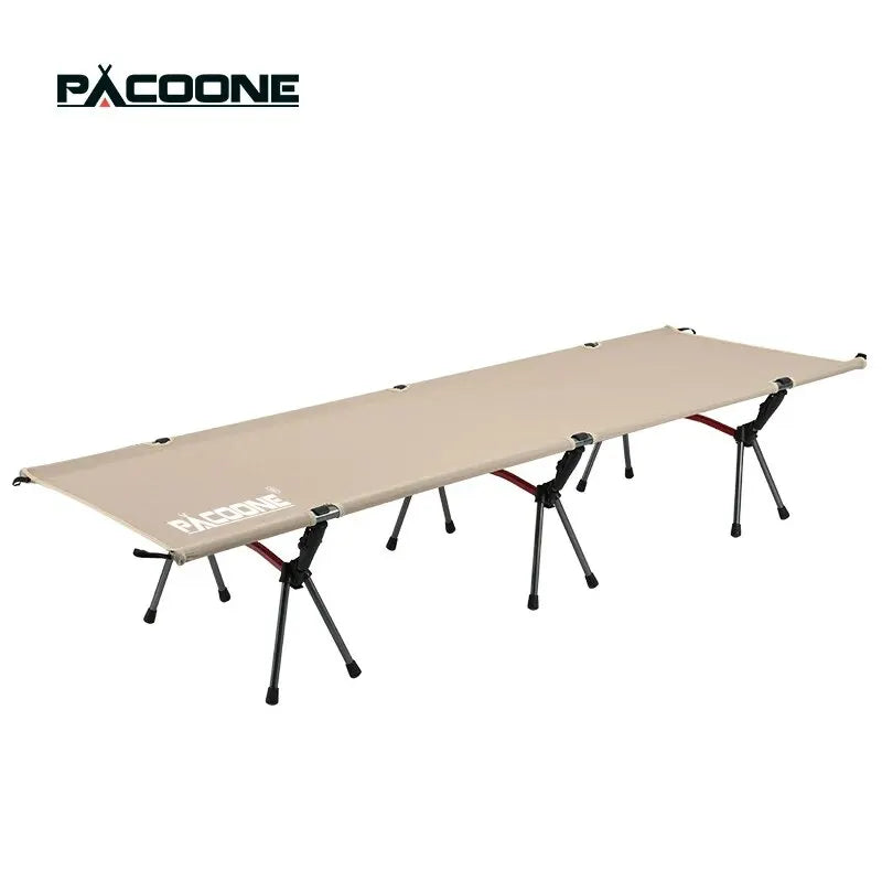 PACOONE Folding Camping Cot – Portable Outdoor Bed for Adults & Kids