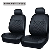 All Season Quilted PU Leather Car Seat Cover Set – Full Surround Waterproof Universal Fit for Sedan, SUV & Pick-Up Truck thumbnail 30