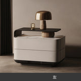 Nordic Minimalist Bedside Table with Storage Drawers – Modern Glamour Nightstand for Bedroom thumbnail 40