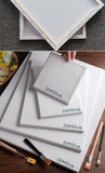 5pcs White Blank Square Artist Canvas Wooden Frame Cotton Boards for Oil, Acrylic & Watercolor Painting thumbnail 12