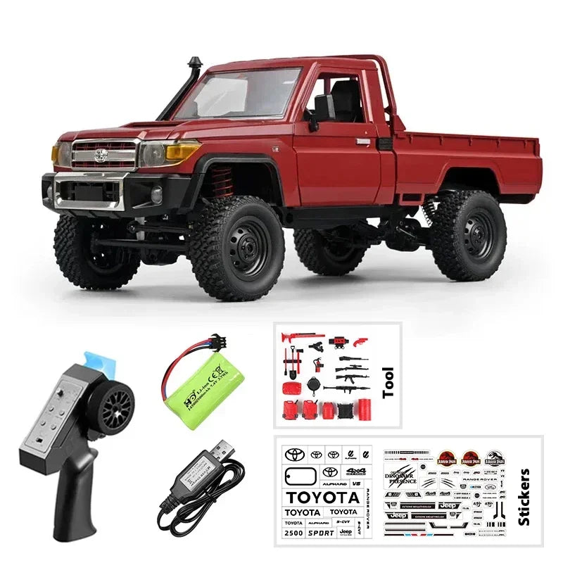 MN MODEL 1:12 RC Toyota Land Cruiser LC79 Rock Crawler MN82S Off-Road Pickup Truck