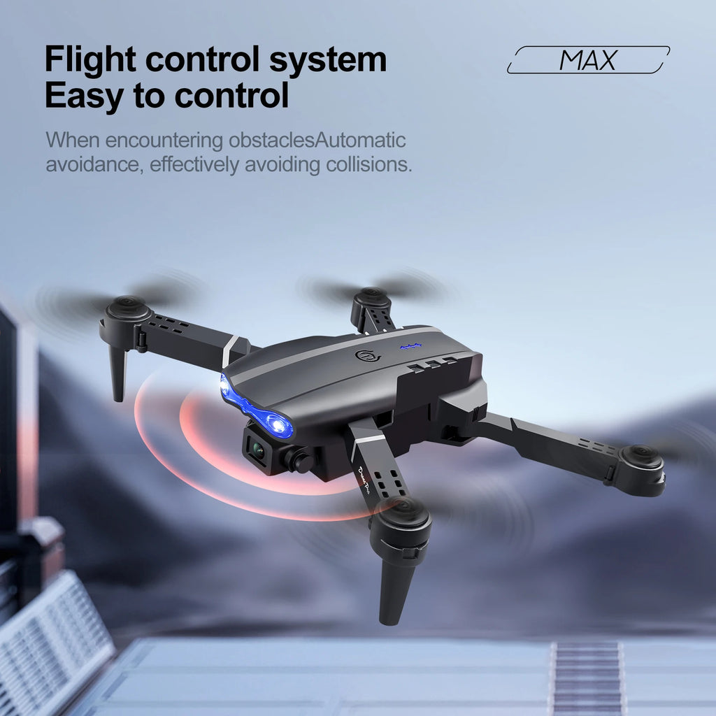E88/E99 Drone with Dual HD Cameras, Screen Remote Control, Optical Flow, 6-Axis Gyro, One-Button Takeoff, Foldable Quadcopter