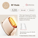 ANLAN Multi-Polar RF Beauty Device 9-in-1 EMS Facial Lifting & Skin Tightening Massager with 24K Gold Head and LED Light Therapy thumbnail 10