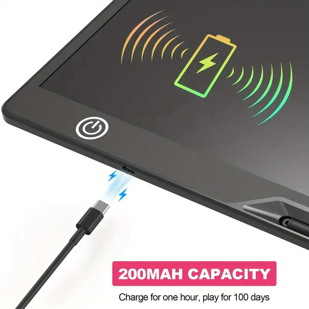 16 Inch USB Rechargeable LCD Writing Tablet Drawing Board 41cm Erasable Screen for Kids