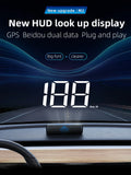 HD Car Head Up Display M2 GPS Speedometer KM/H Digital Windshield HUD Projector Universal Auto Accessory thumbnail 7