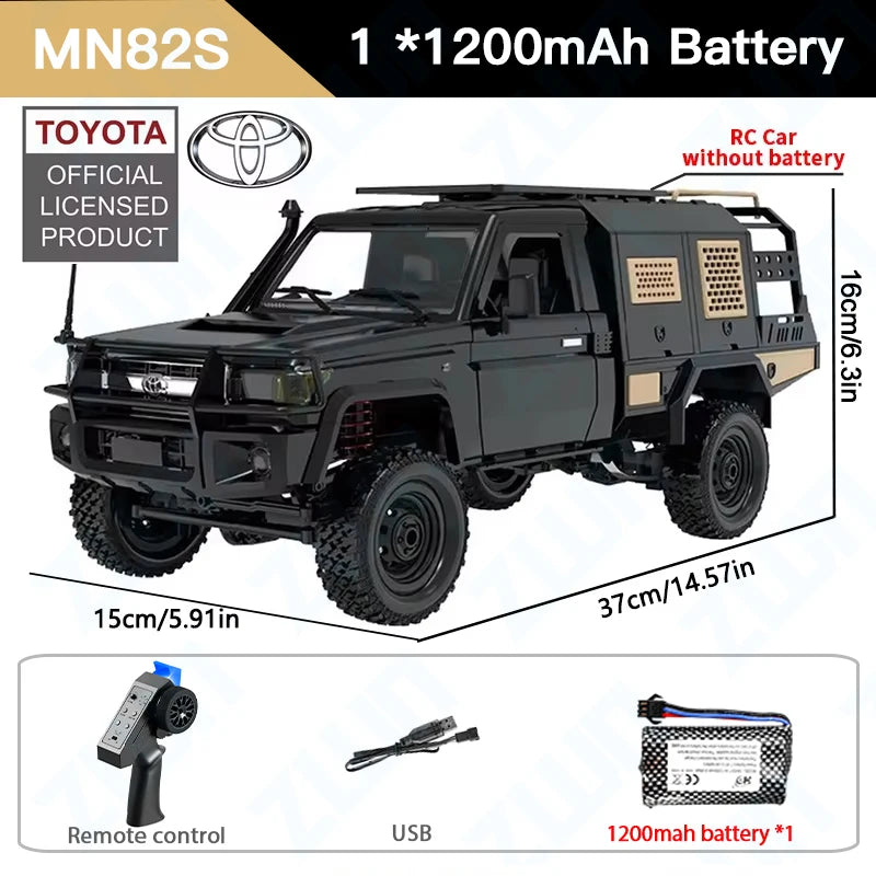 ZWN MN82 / MN82S LC79 1:12 Scale 4WD RC Pickup Truck – Full Scale Off-Road Climbing Remote Control Car