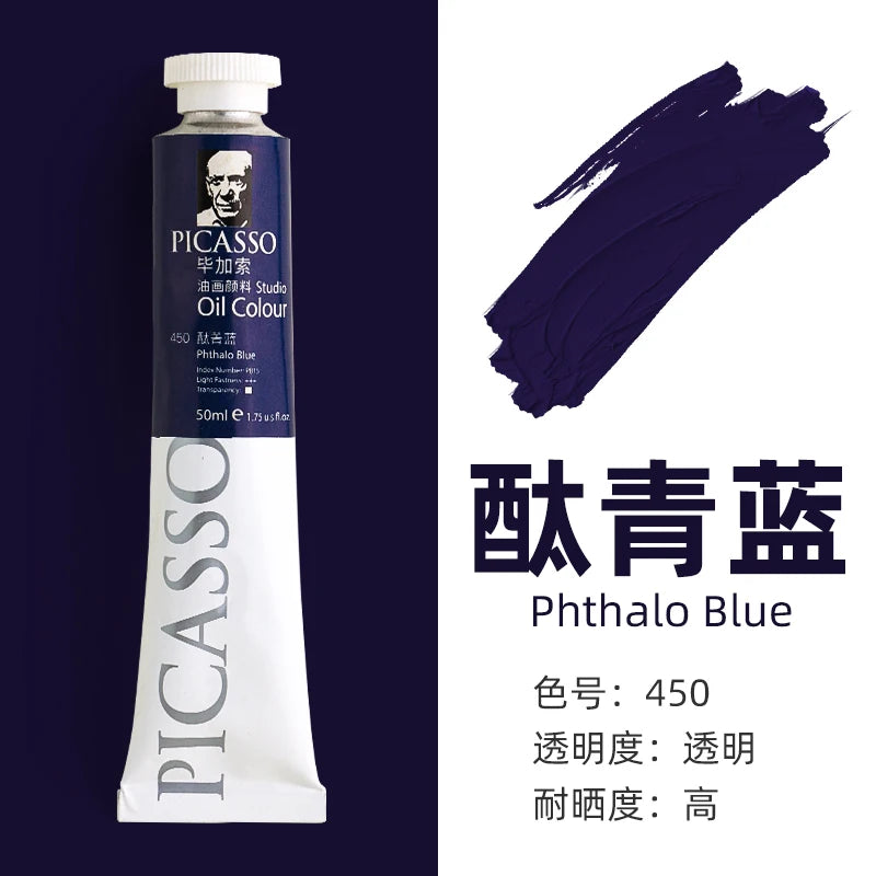 170ml Phoenix Large Tube Oil Paint – Non-Toxic, High Tint Strength, Mixable Artist Paint for Canvas & DIY Art