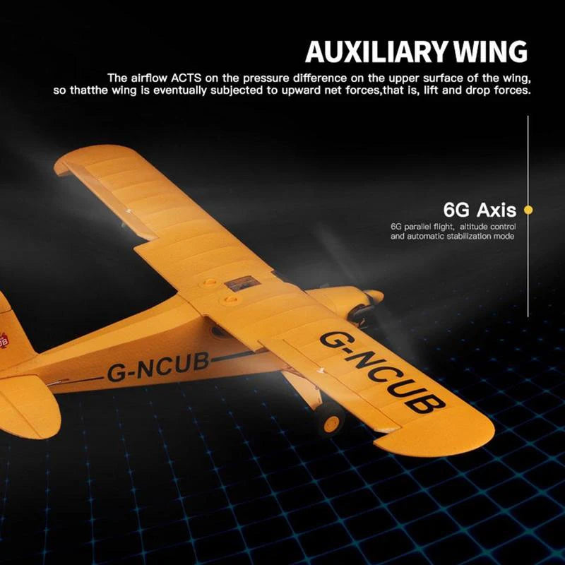Hot Sale RC Plane RTF 2.4G Brushless Motor 3D/6G Remote Control Airplane Wltoys A160 Upgraded J3-CUB Ready To Fly