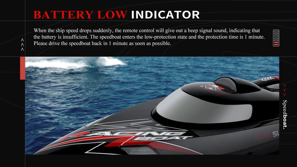 WL916 / WL912-A RC Speedboat 2.4GHz High-Speed Remote Control Racing Boat for Kids