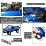 WPL C24-1 1:16 Scale 4WD RC Rock Crawler Truck with LED Lights – 2.4G Remote Control Off-Road Buggy thumbnail 2