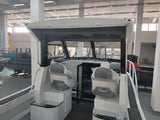 22ft High-Speed Aluminum Fishing Boat with Outboard Engine | Sport Yacht Cabin Cruiser thumbnail 10
