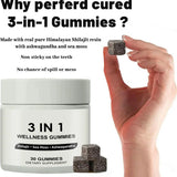 3-in-1 Wellness Gummies – Shilajit, Sea Moss & Ashwagandha | 30 Gummies Dietary Supplement thumbnail 4
