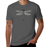 Men’s Dragonfly Print T-Shirt – Quick-Dry Cotton Casual Tee thumbnail 17