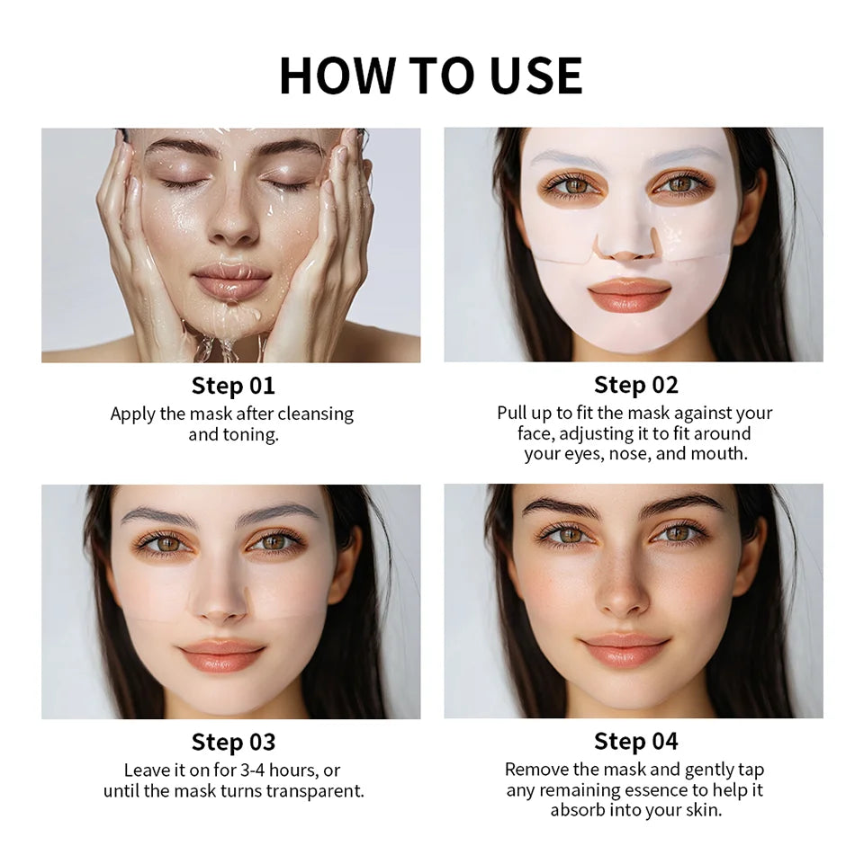 Bio-Collagen Deep Face Mask Overnight Hydrating Mud Mask for Pore Minimizing, Firming and Brightening 34g