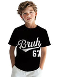 Kids Graphic Print T-Shirt Summer Short Sleeve Loose Fit Tee 7–15 Years thumbnail 14