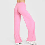 Women’s Flared Yoga Leggings – High-Waist Seamless Wide-Leg Fitness Pants thumbnail 17