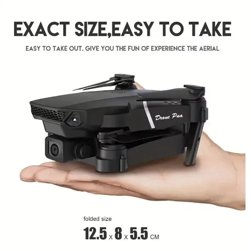 Professional E88 Pro 4K HD Camera Drone WiFi FPV Foldable RC Quadcopter Helicopter for Kids and Adults