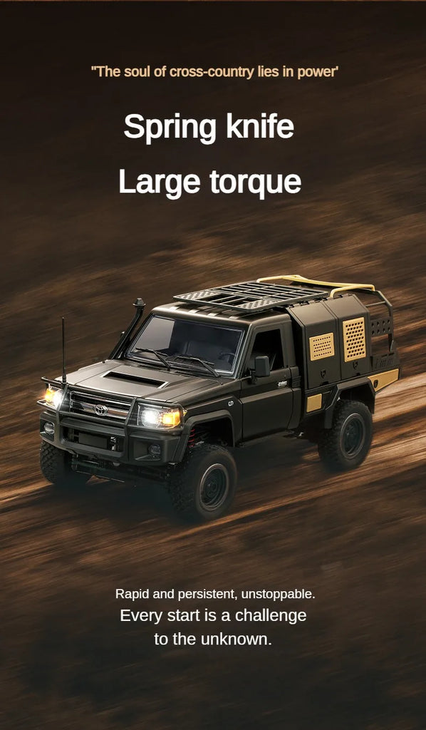 ZWN MN82 / MN82S LC79 1:12 Scale 4WD RC Pickup Truck – Full Scale Off-Road Climbing Remote Control Car