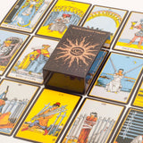 Black Classic Tarot Cards Deck – 78 Card Fortune Telling Set with Guidebook thumbnail 3
