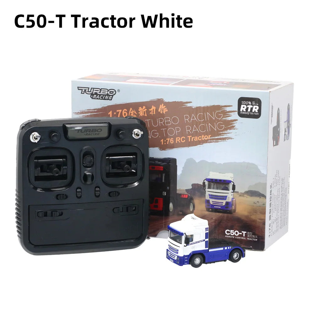 Turbo Racing C50-T 1:76 Remote Control Truck with Lights and Horn – RTR Version