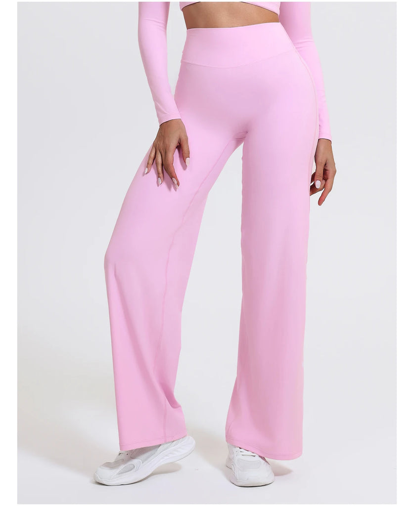Hearuisavy Women Straight-Leg Sports Pants Yoga & Fitness Leggings