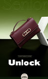 CH Letter Print Crossbody Bag – Elegant Compact Women’s Satchel Handbag thumbnail 6