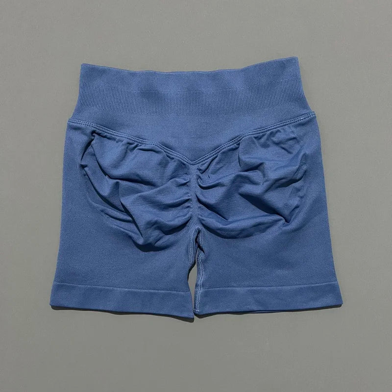 Women High Waist Fitness Shorts – Yoga, Gym, Running Sportswear