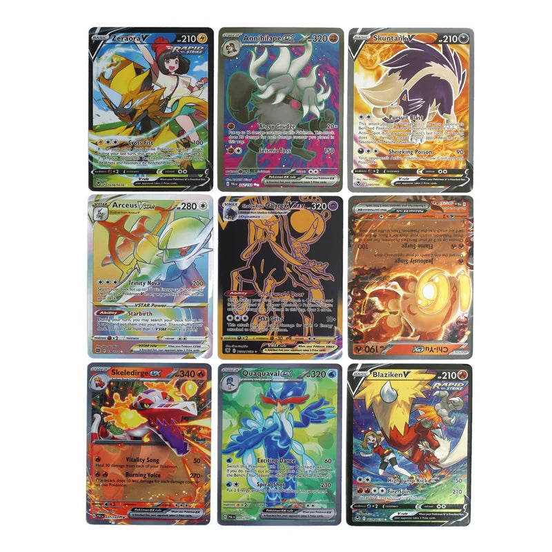 360Pcs Pokemon Card Mega Evolution Lucario Prismatic English Booster Battle Trading Cards