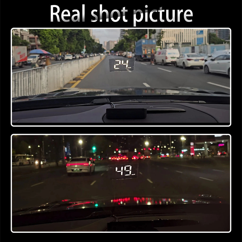 HD Car Head Up Display M2 GPS Speedometer KM/H Digital Windshield HUD Projector Universal Auto Accessory