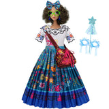Girls Encanto Princess Dress Cosplay Costume – Mirabel & Isabela Carnival Birthday Party Outfit thumbnail 18
