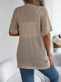 Casual Hollow Out Knitted Short Sleeve Cardigan for Women thumbnail 20