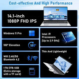 Windows 11 i9 Gaming Laptop – Intel Core i9-10980HK, 16GB DDR4, 1TB SSD, 14.1” FHD Notebook PC thumbnail 2