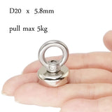 Super Strong Fishing Magnet – Heavy Duty Salvage Search Magnet with Eyebolt | Powerful Permanent Magnet for Treasure Hunting & Recovery thumbnail 14