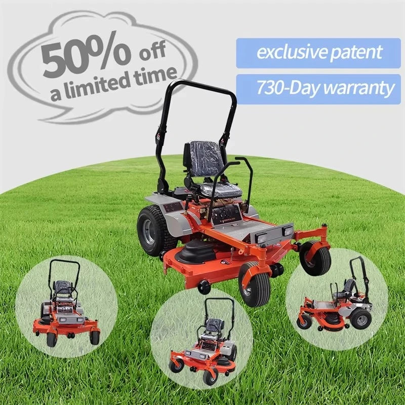 Customized Remote Control Zero-Turn Riding Lawn Mower for Garden Lawns