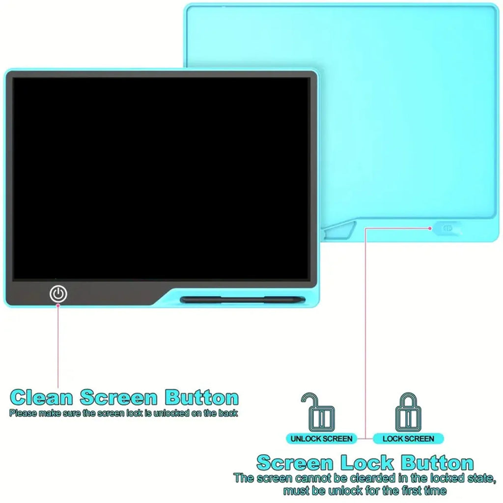 16 Inch USB Rechargeable LCD Writing Tablet Drawing Board 41cm Erasable Screen for Kids