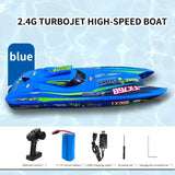 2.4G Brushless TX768 RC Speedboat – High-Speed Turbojet Remote Control Boat for Kids & Teens thumbnail 34