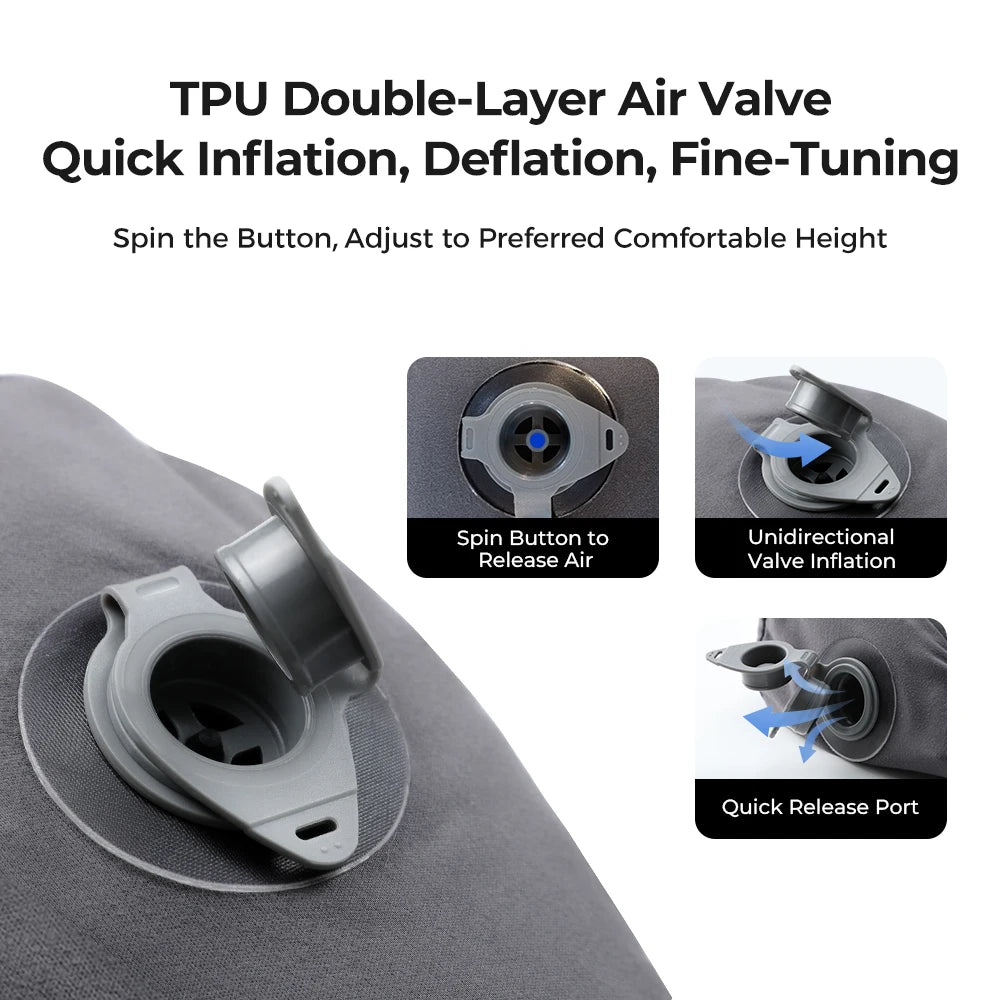 FLEXTAIL Inflatable Camping Pillow – Ergonomic Comfort Anywhere