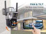 LS VISION Dual Screen Solar Camera 10X Zoom Outdoor WIFI/4G PTZ CCTV with Light Alarm thumbnail 13
