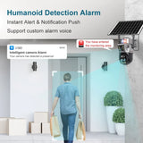 LS VISION Dual Screen Solar Camera 10X Zoom Outdoor WIFI/4G PTZ CCTV with Light Alarm thumbnail 4