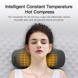 Electric Neck Massager Pillow Cervical Stretcher with Heat & Vibration – Orthopedic Neck and Back Support thumbnail 5