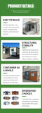 20ft Double Wing Expandable Container House – Modern Prefabricated Mobile Home thumbnail 12