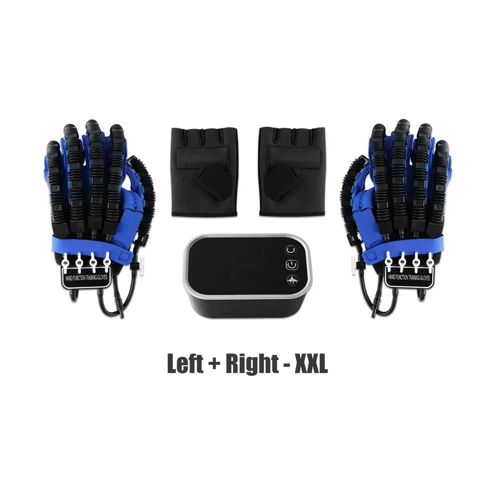 Left & Right Hand Finger Rehabilitation Robot Gloves Stroke Therapy Training Equipment