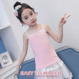 Girls’ Summer Tank Tops – Cartoon Cotton Camisoles, Ages 3-8 thumbnail 3