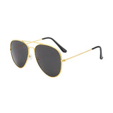 Kids Metal Oval Sunglasses – Cute Fashion Mirror Lens UV Protection for Boys & Girls thumbnail 17