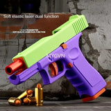 Multi‑Functional Soft Bullet Laser Toy Pistol with Shell Ejection & Double Firing Mode thumbnail 3