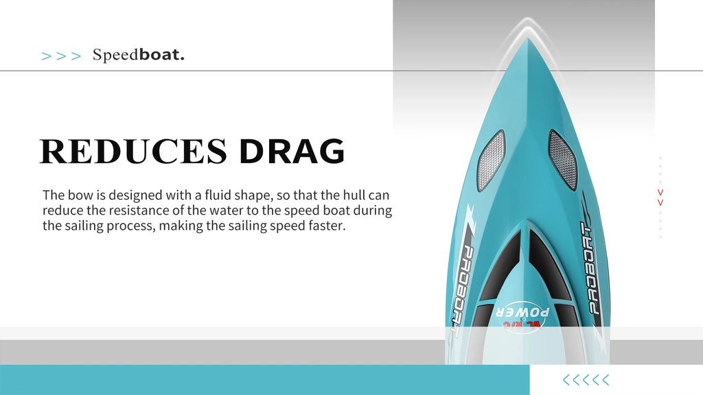 WL916 / WL912-A RC Speedboat 2.4GHz High-Speed Remote Control Racing Boat for Kids