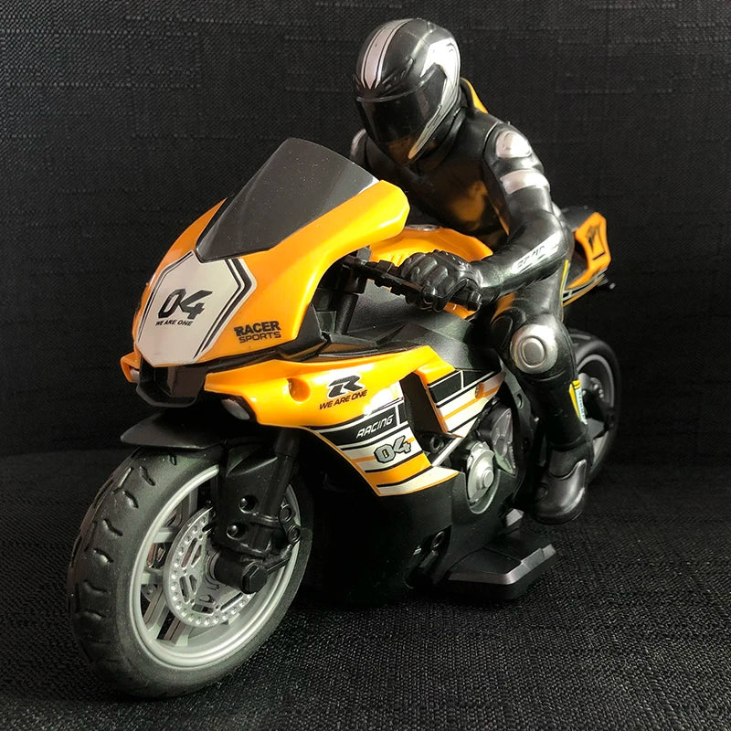 1/10 Scale Electric RC Motorcycle – High Speed 4-Channel Off-Road Remote Control Car