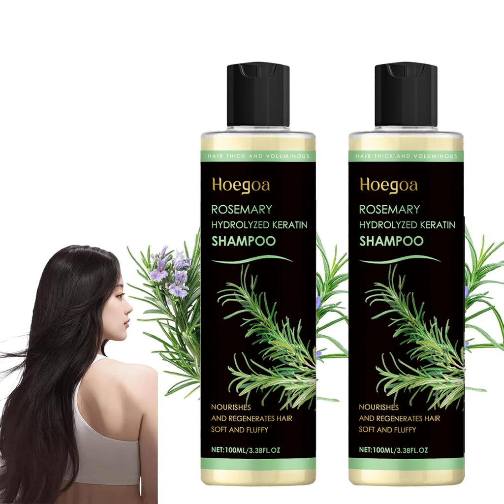 Rosemary Shampoo for Hair Growth, Anti-Dandruff, Soothing Scalp, Repair Split Ends, Nourishing Plant Extracts – 100ml