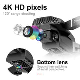 E88 Pro Drone 4K Dual Camera Foldable RC Quadcopter with WiFi FPV & Trajectory Flight thumbnail 3